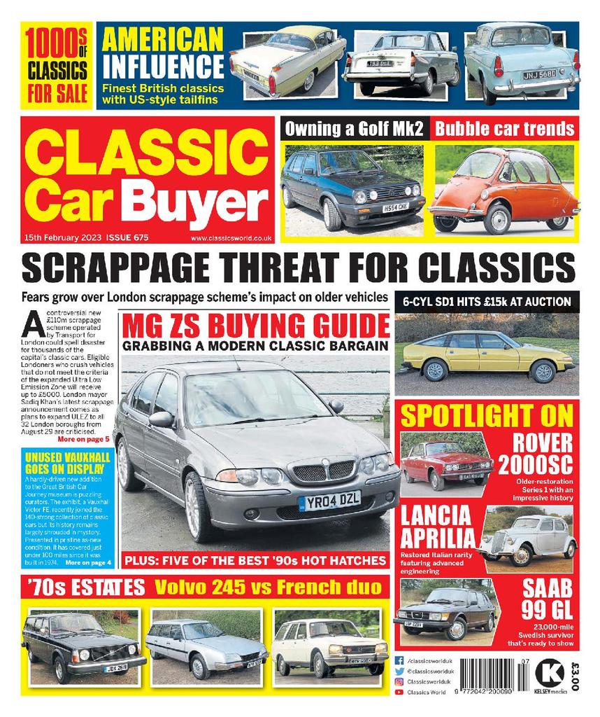 Classic Car Buyer 2 15 2023 Digital DiscountMags Australia