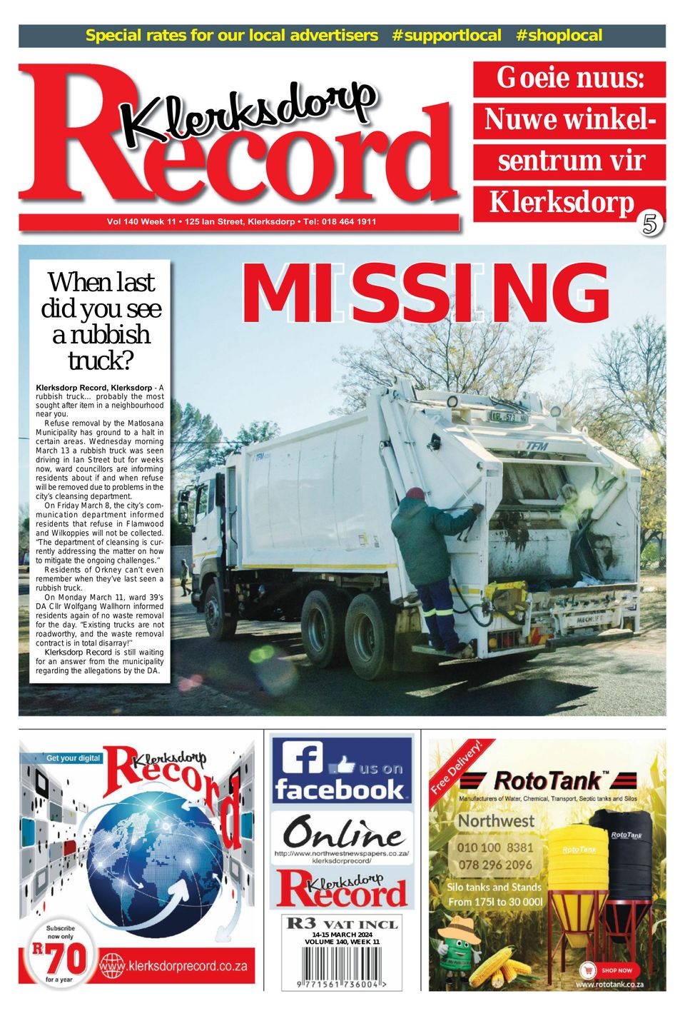 Klerksdorp Record March Digital Discountmags