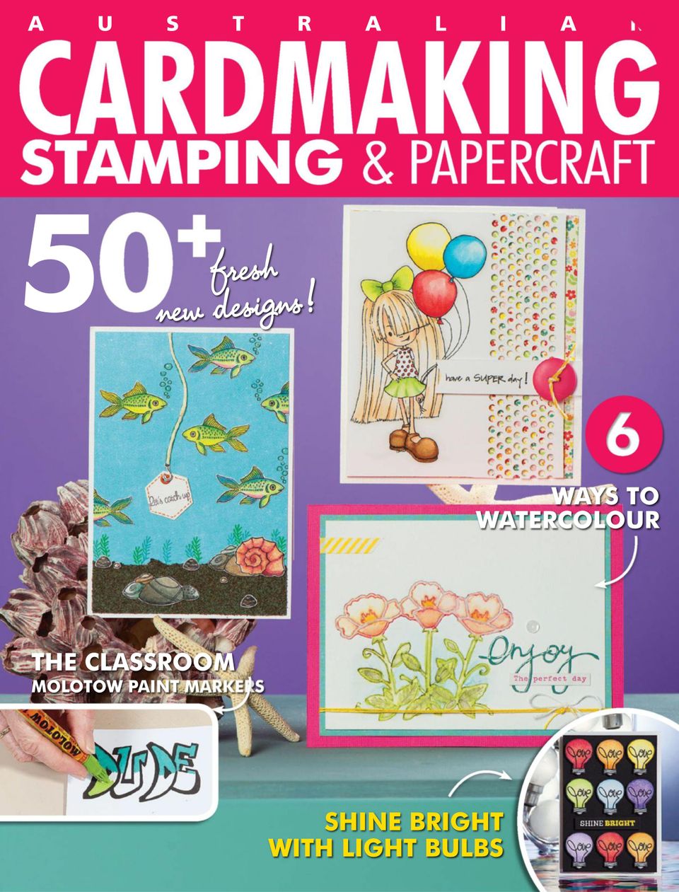 Australian Cardmaking Stamping Papercraft Volume Issue Digital