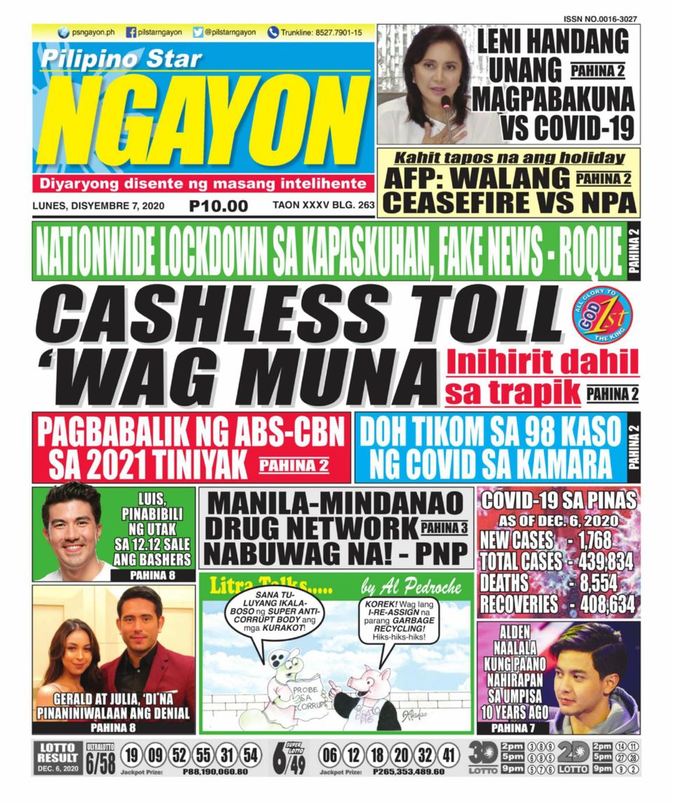 Pilipino Star Ngayon December 07 2020 Digital DiscountMags