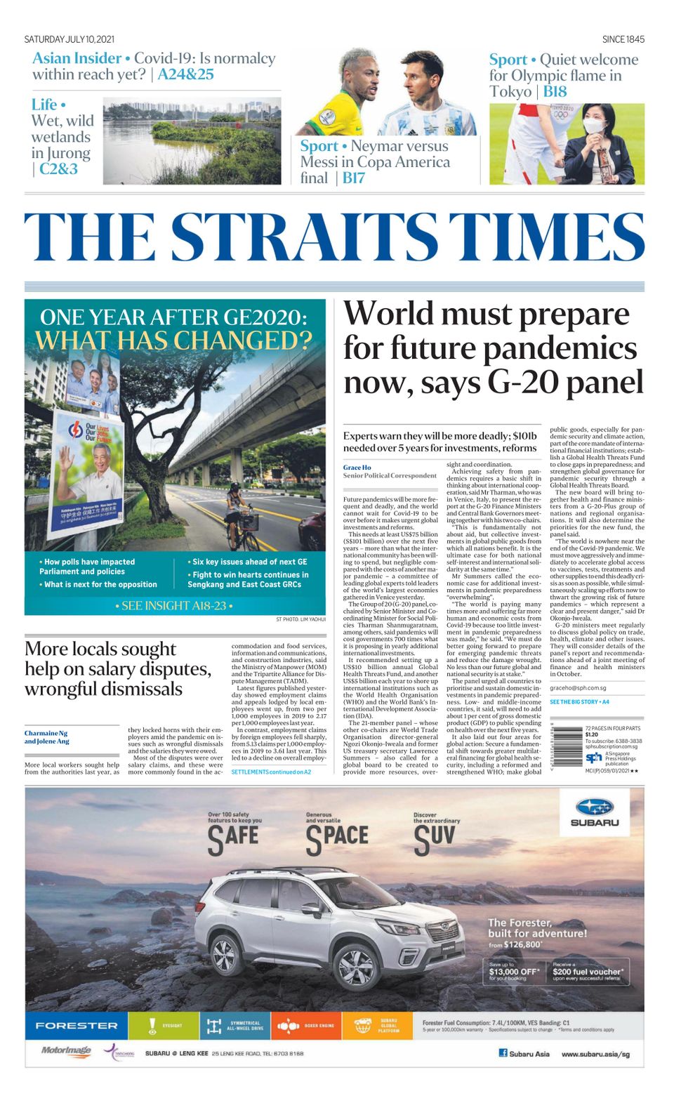 The Straits Times July 10 2021 Digital DiscountMags