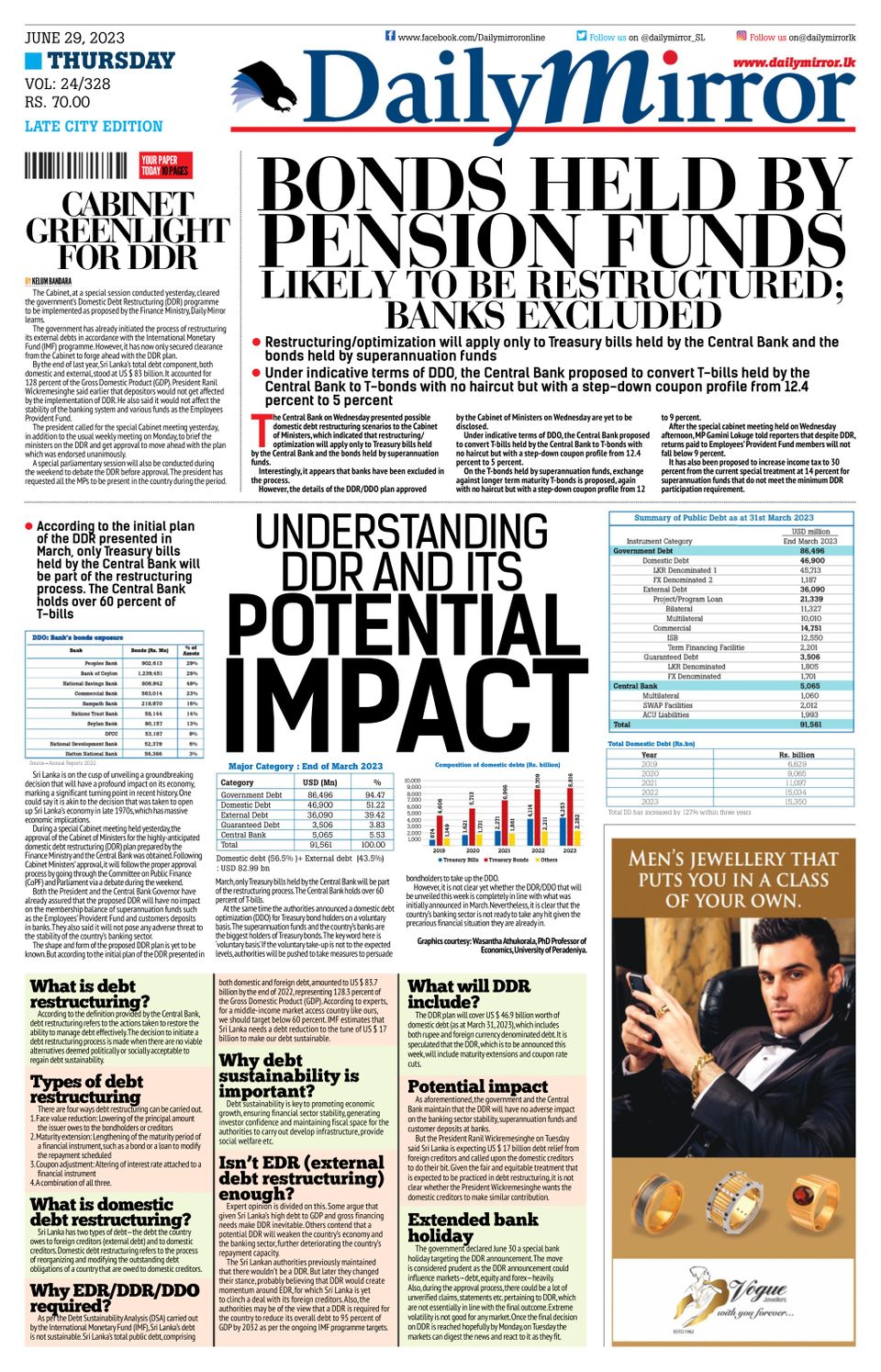 Daily Mirror - Sri Lanka June 29, 2023 (Digital) - DiscountMags.com ...