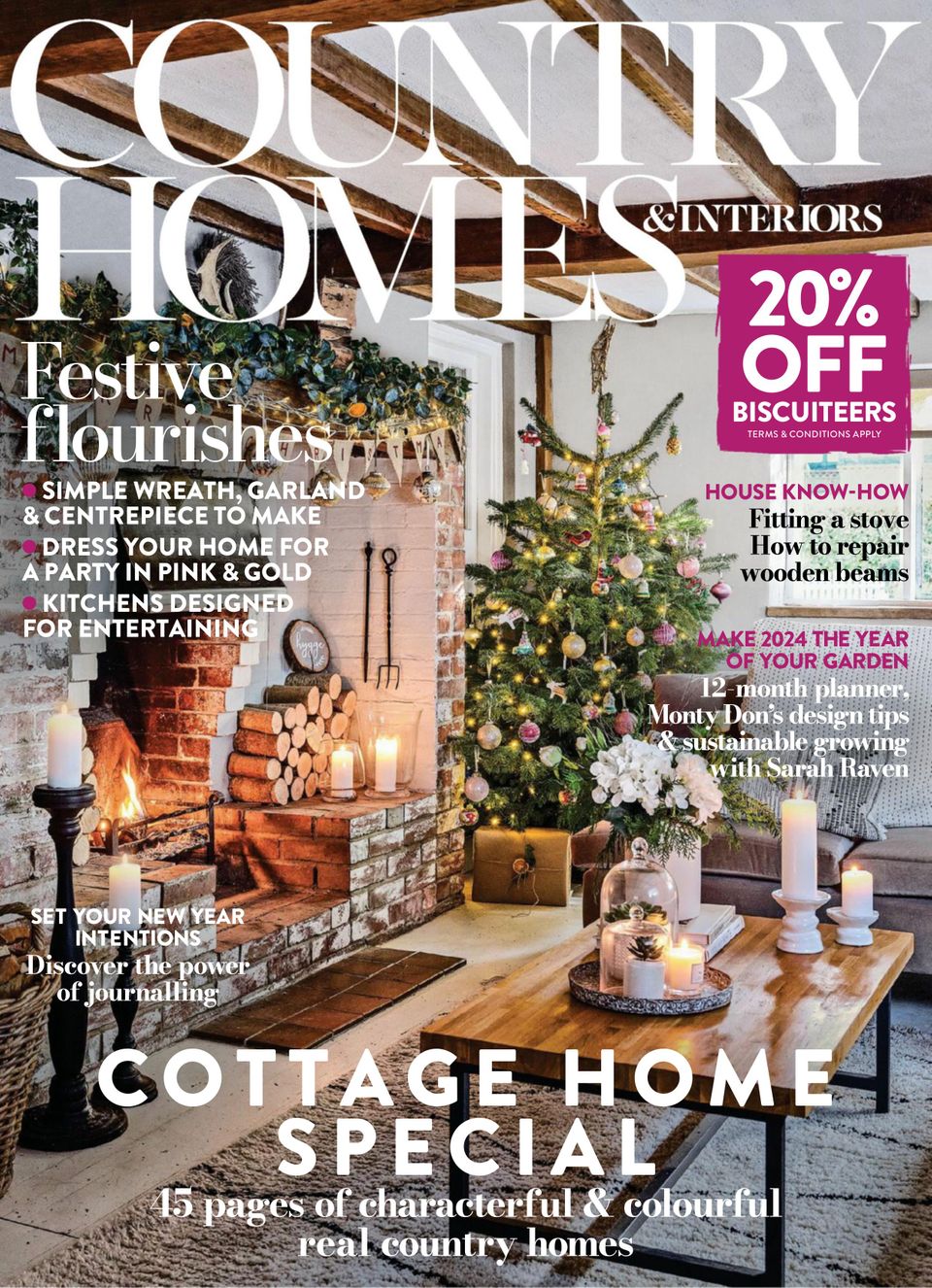 1283272 Country Homes Interiors Cover January 2024 Issue 
