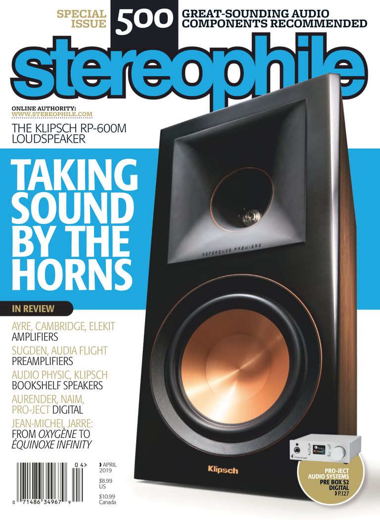 stereophile recommended components 2019 loudspeakers