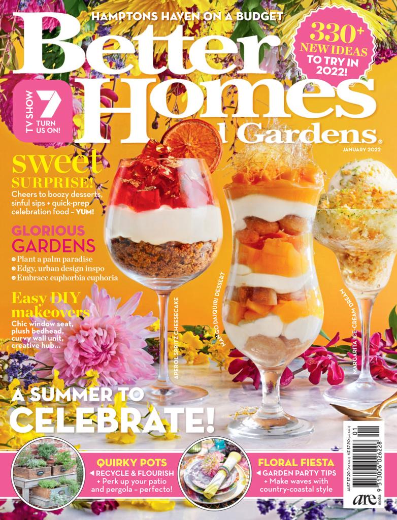 Better Homes And Gardens Australia January 2022 Digital   459293 Better Homes And Gardens Australia Cover 2022 January 1 Issue 