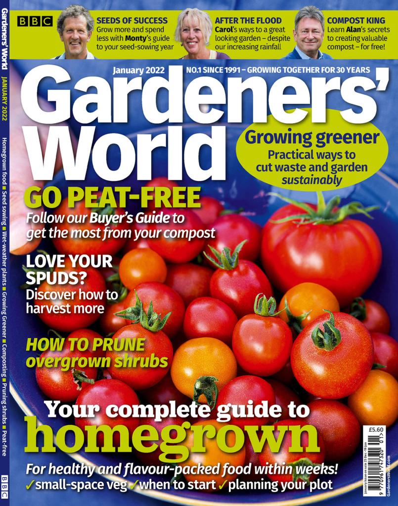 Bbc Gardeners World January 2022 Digital Australia