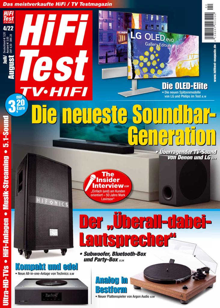 HIFI TEST TV HIFI 4/2022 (Digital) - DiscountMags.com (Australia)