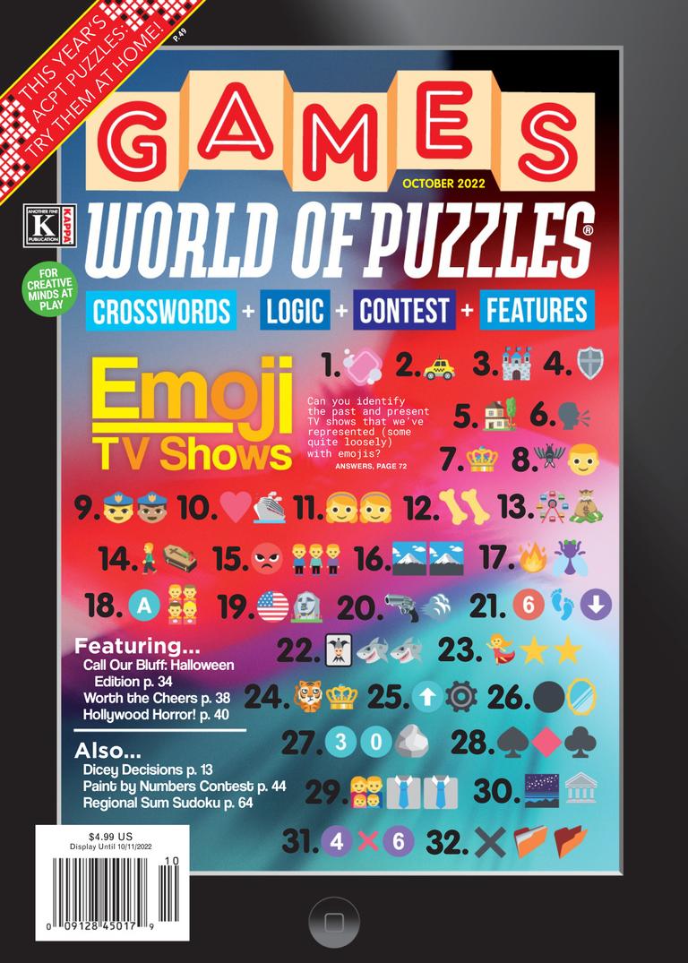 Games World of Puzzles October 2022 (Digital)