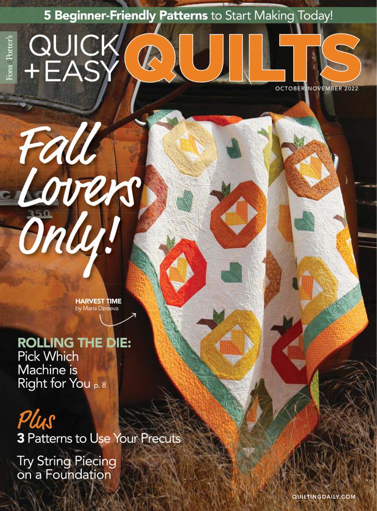 Quick+Easy Quilts October/November 2022 (Digital)