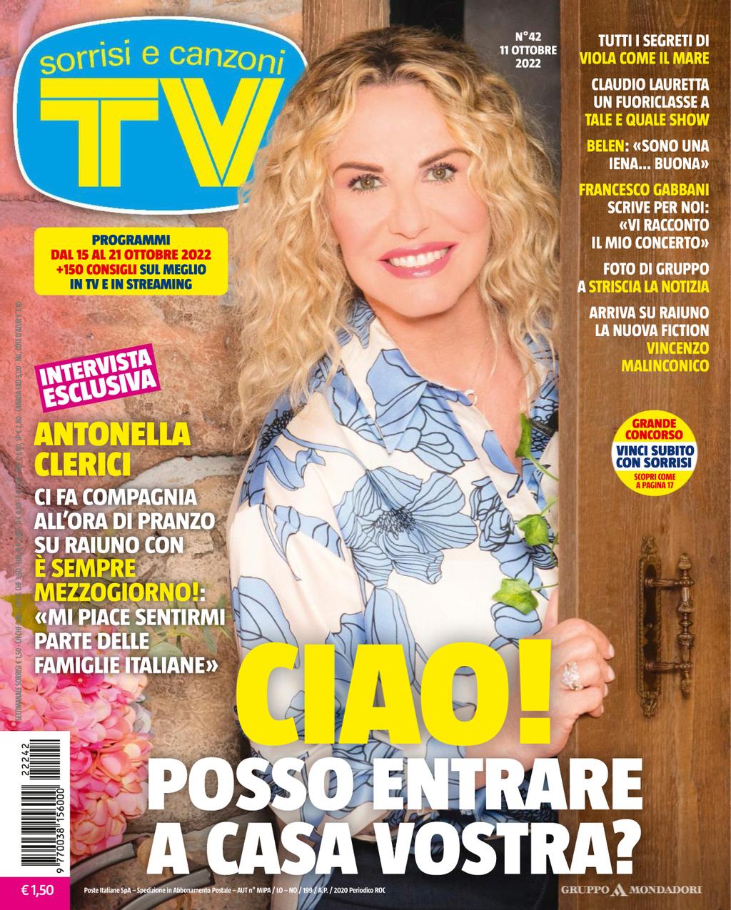 TV Sorrisi E Canzoni 2022 / 42 (Digital) - DiscountMags.com (Australia)