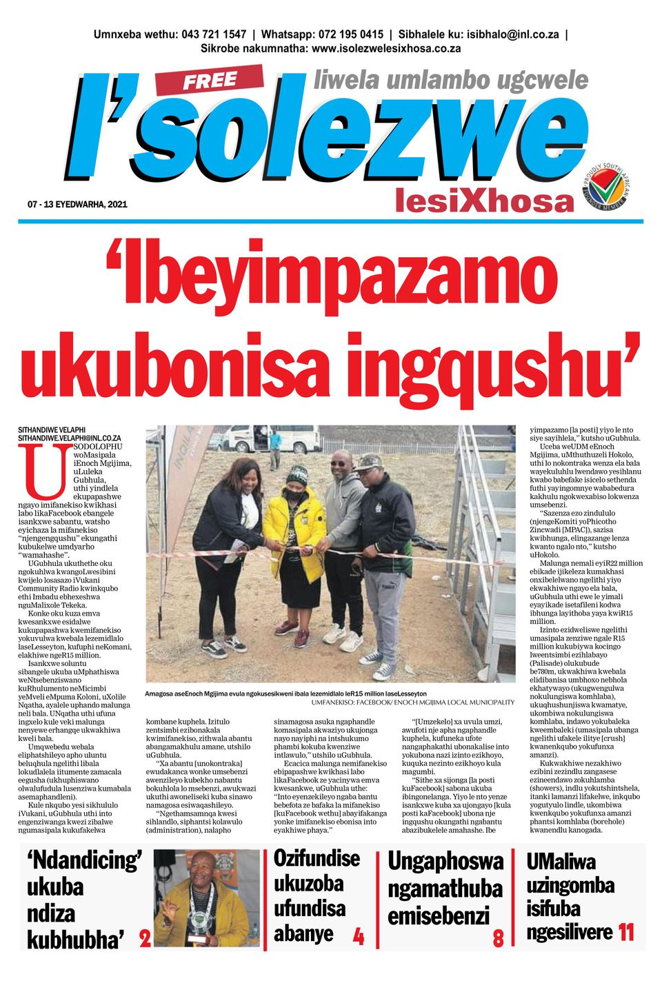 Isolezwe lesiXhosa October 07, 2021 (Digital) - DiscountMags.com ...