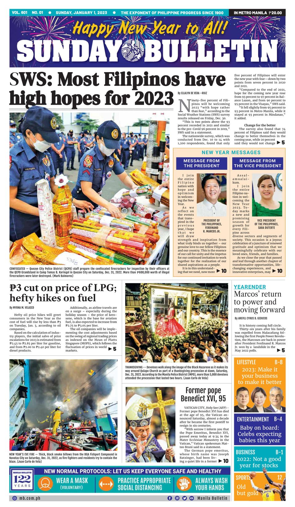 Manila Bulletin January 1, 2023 (Digital) (Australia)