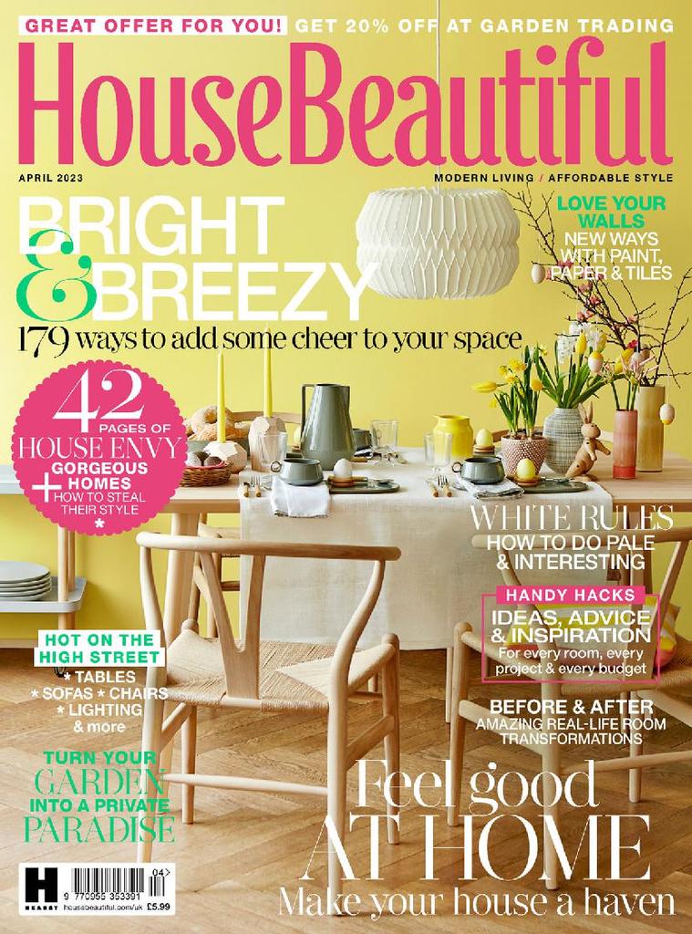916232 House Beautiful Uk Cover 2023 April 1 Issue 