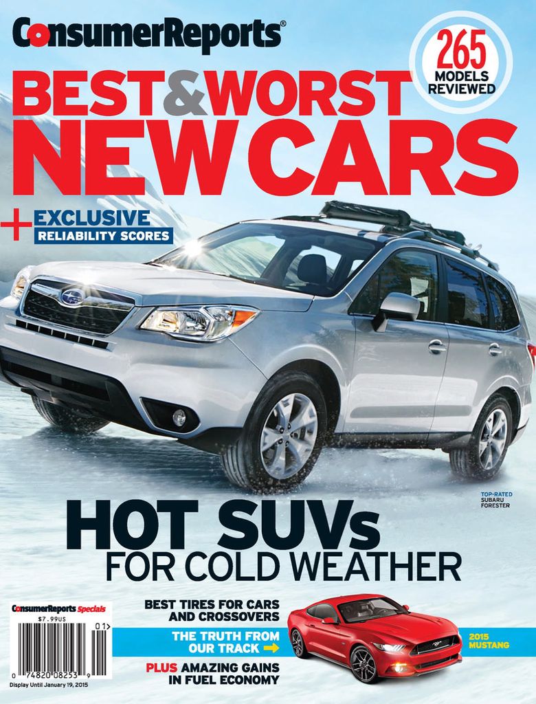 Consumer Reports Best & Worst New Cars 2015 Special (Digital