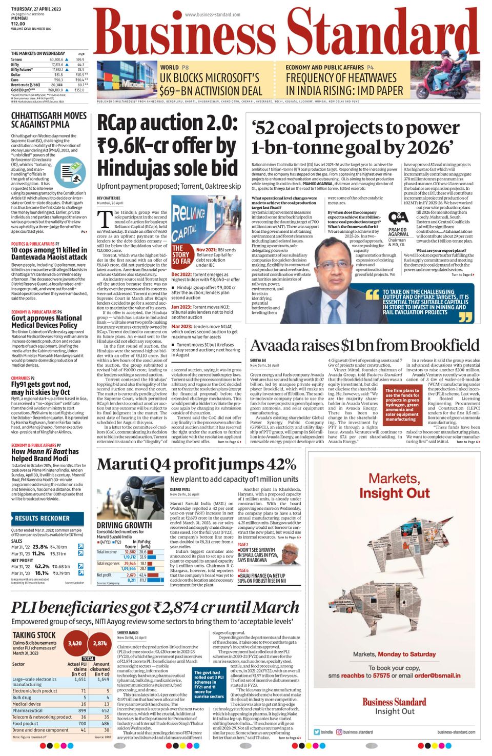 Business Standard April 27, 2023 (Digital) - DiscountMags.com