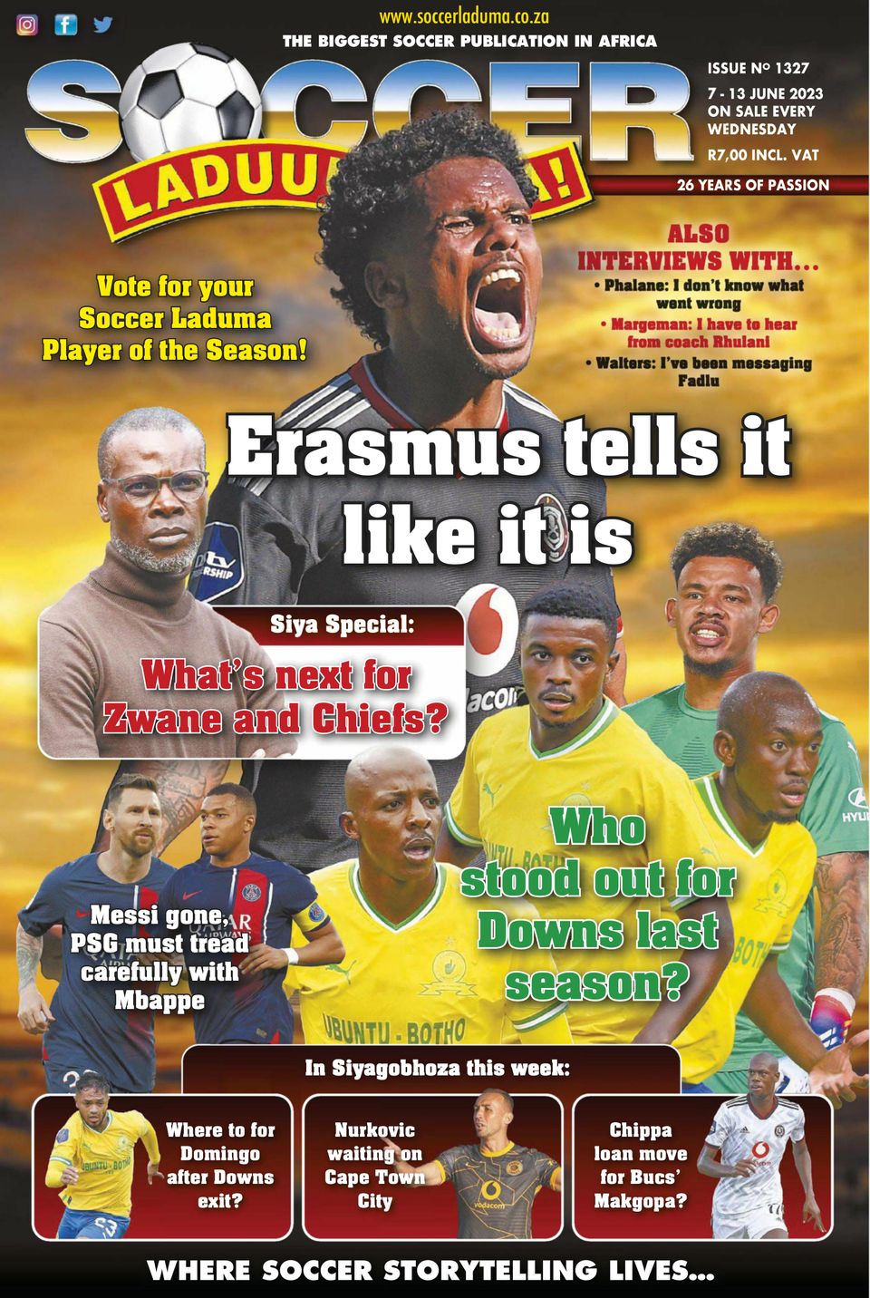 Soccer laduma on sale today news