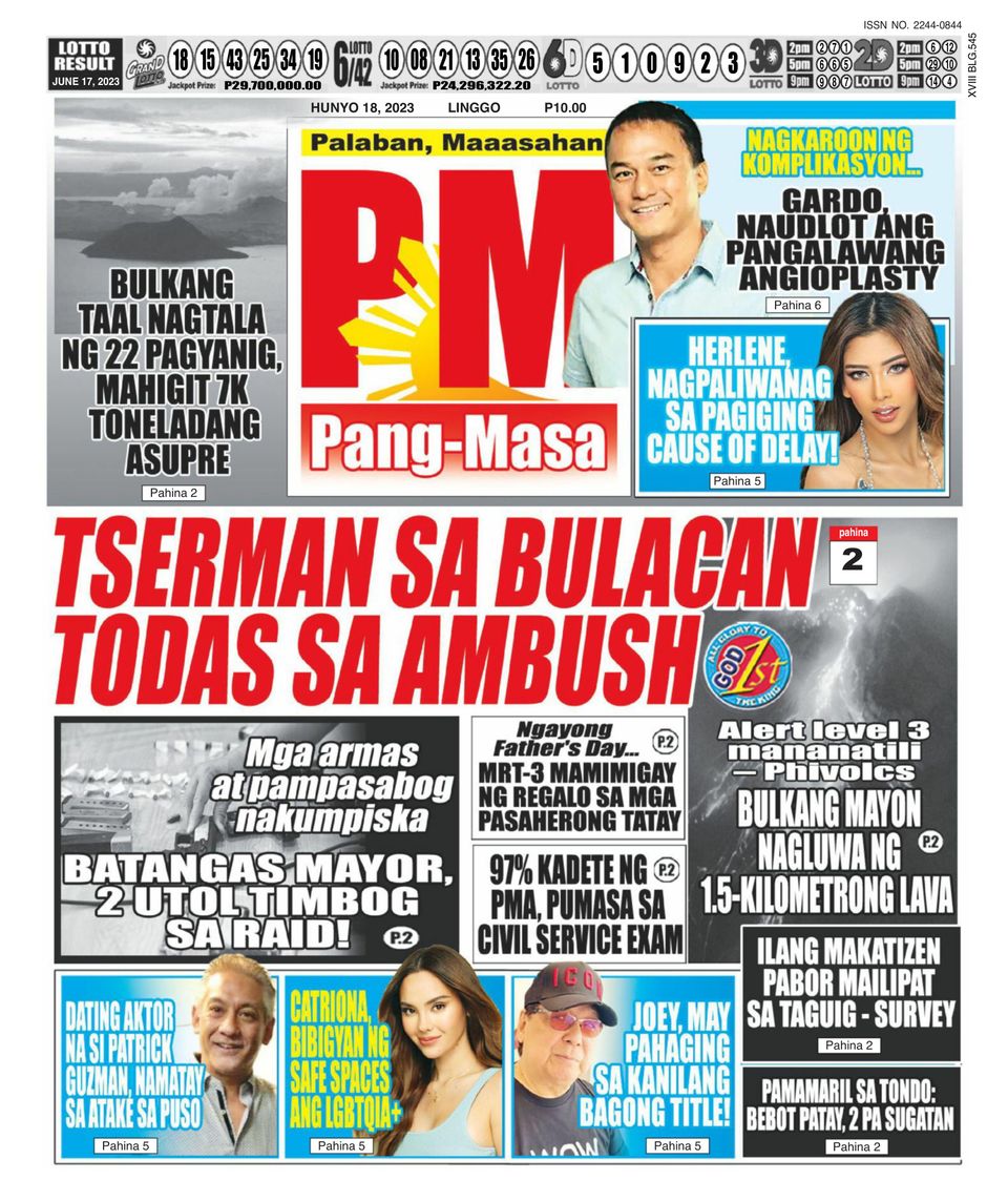 Pang Masa June 18, 2023 (Digital) - DiscountMags.com