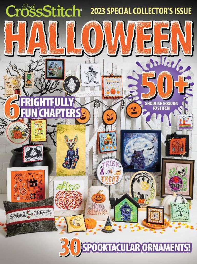 Just CrossStitch Magazine Halloween Edition 2022 - Stitched Modern