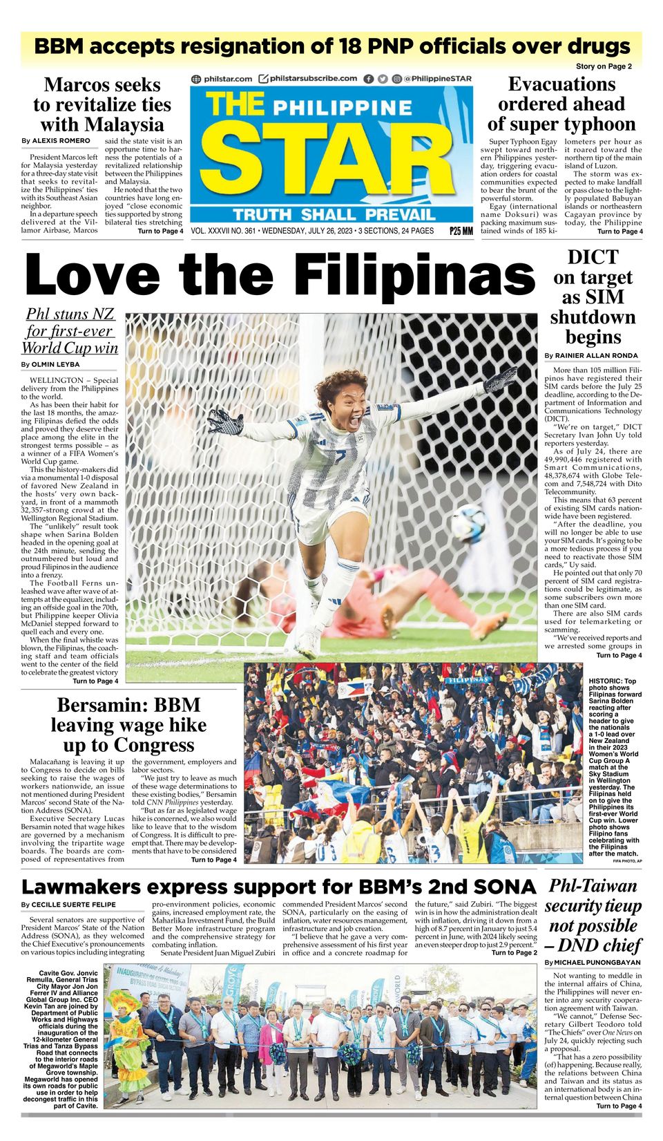 The Philippine Star July 26, 2023 (Digital) - DiscountMags.com