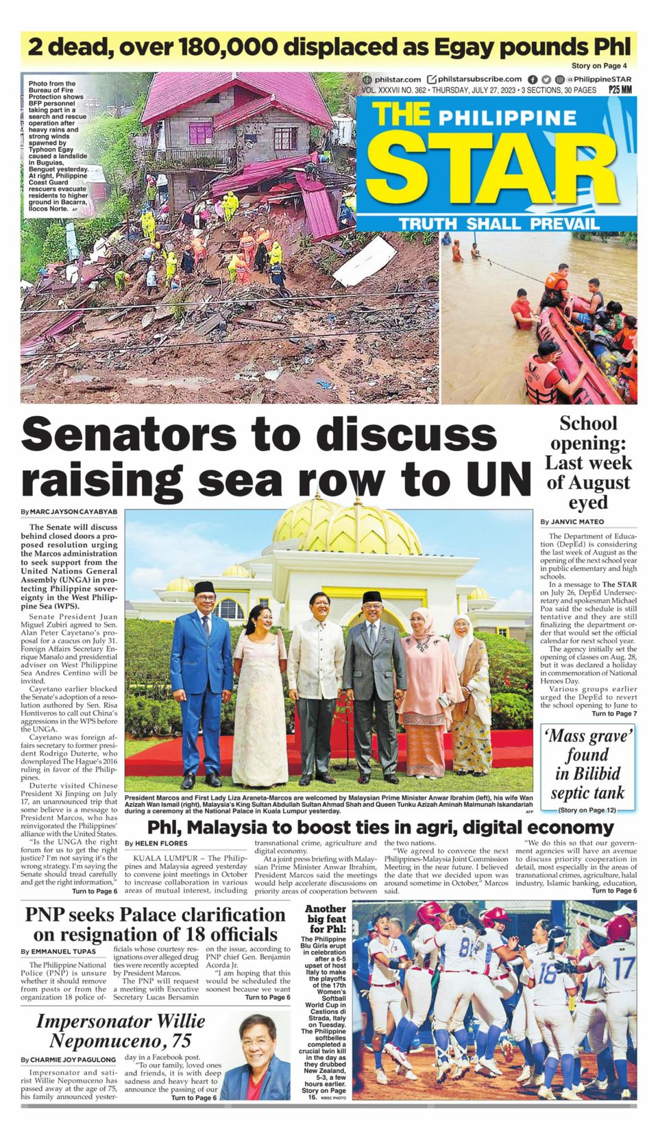 The Philippine Star July 27, 2023 (Digital) - DiscountMags.com