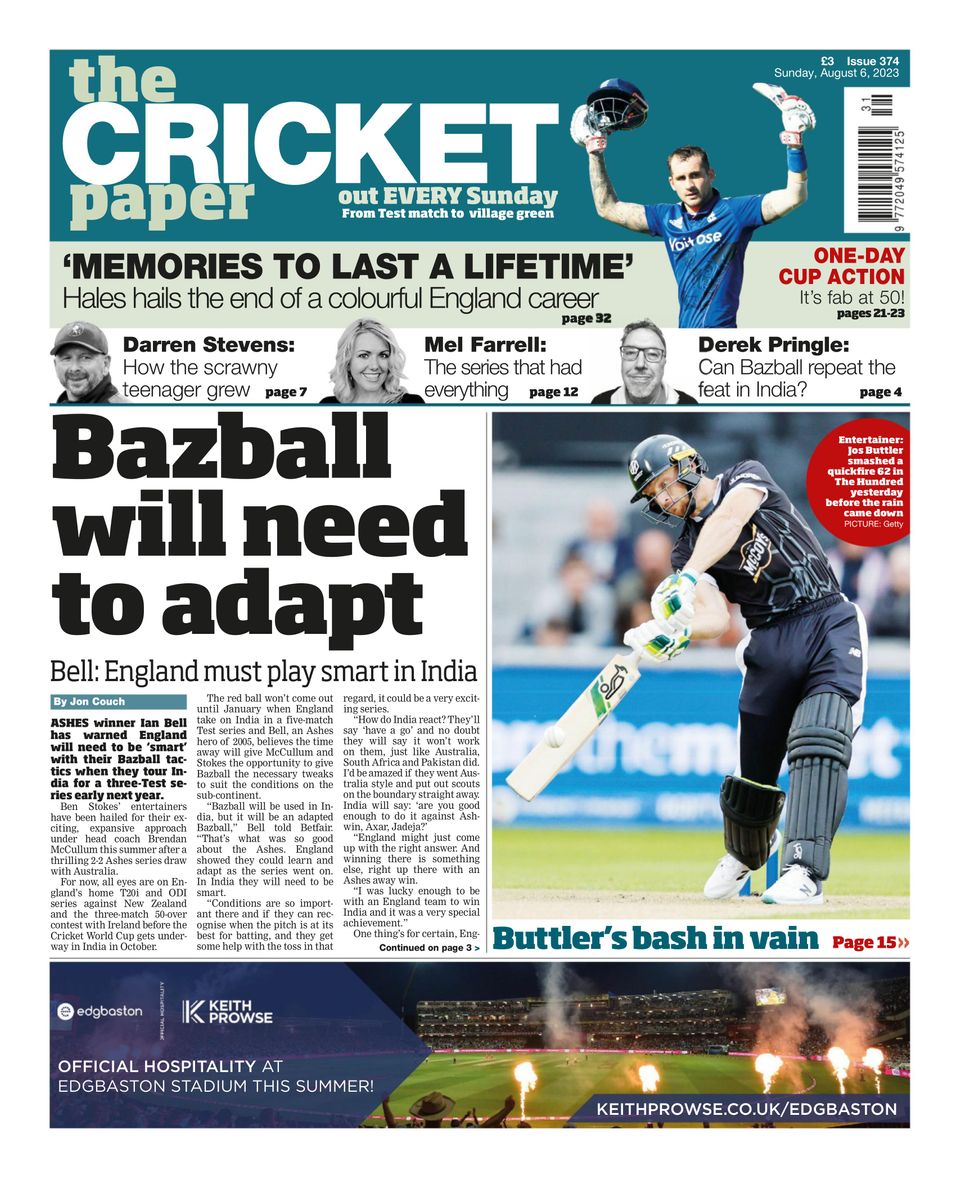 The Cricket Paper August 06, 2023 (Digital) - DiscountMags.com