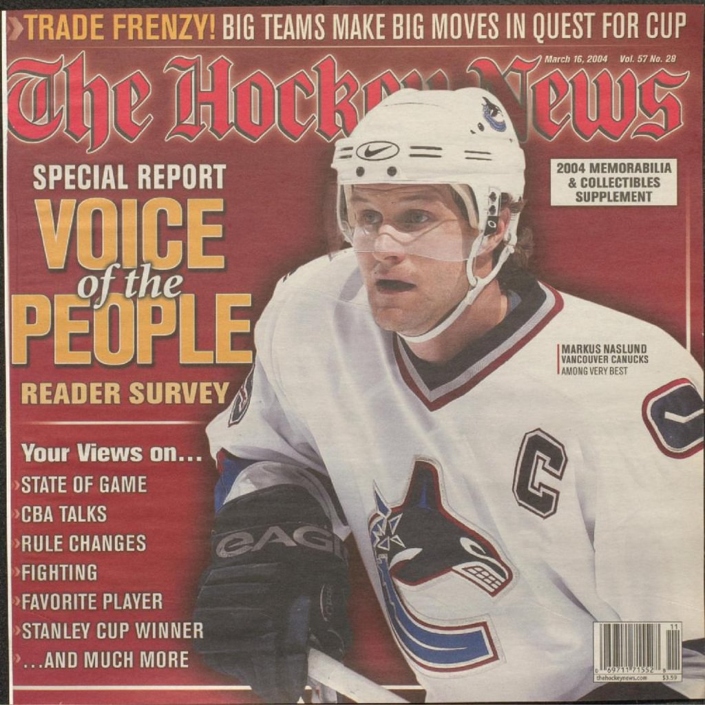 Markus Naslund answers your questions: On his favourite Canucks jersey, the  'we choked' speech and more - The Athletic