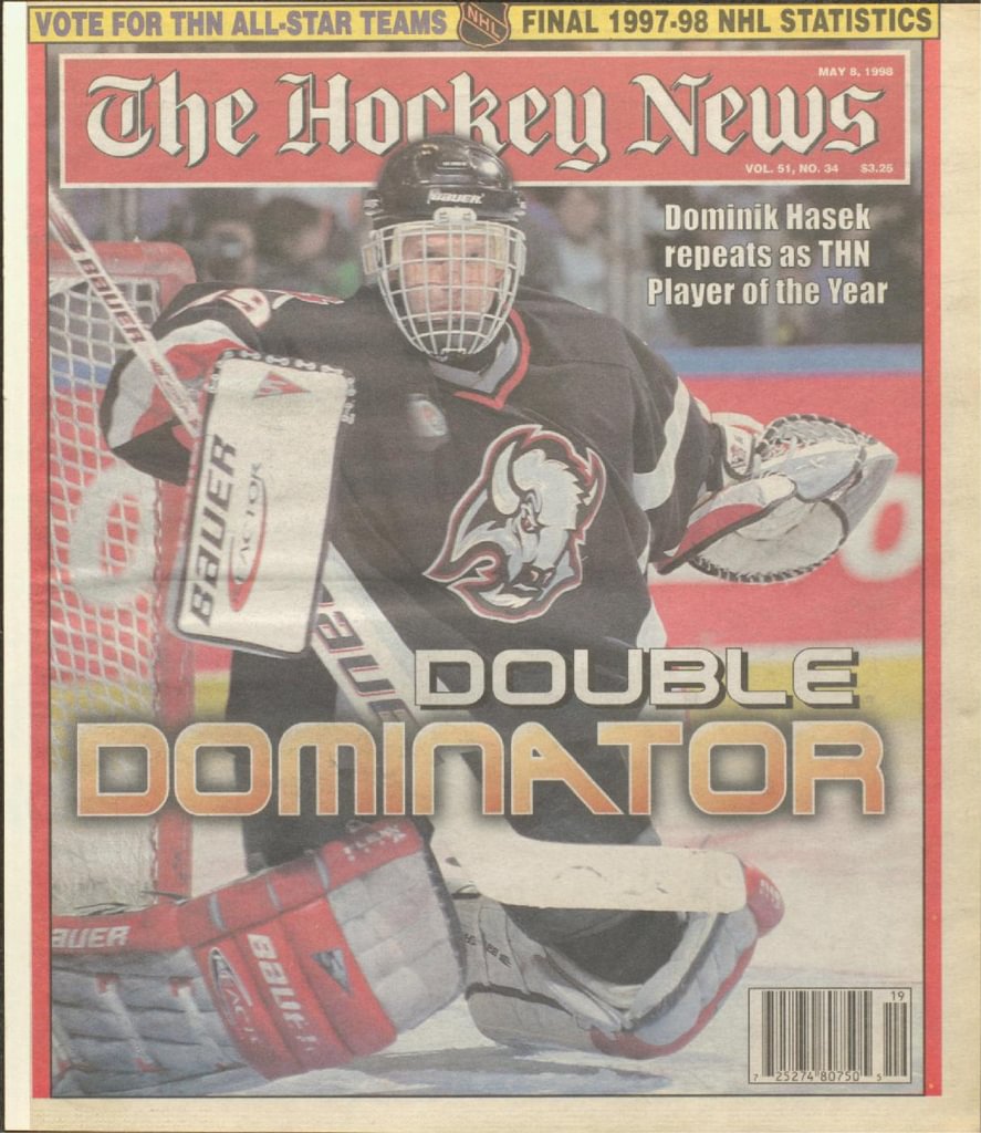 This Day in Buffalo Sports History, June 25, 1998: Dominik Hasek is MVP for  second straight season