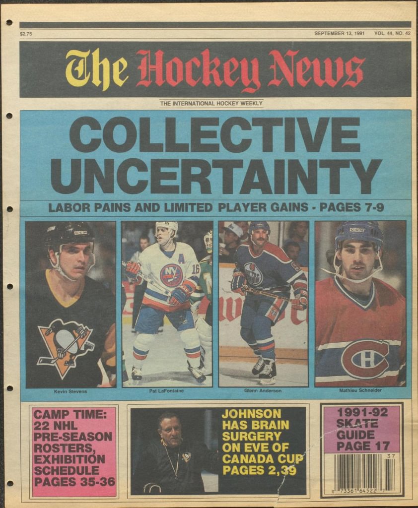 The Hockey News September 13, 1991 (Digital) 