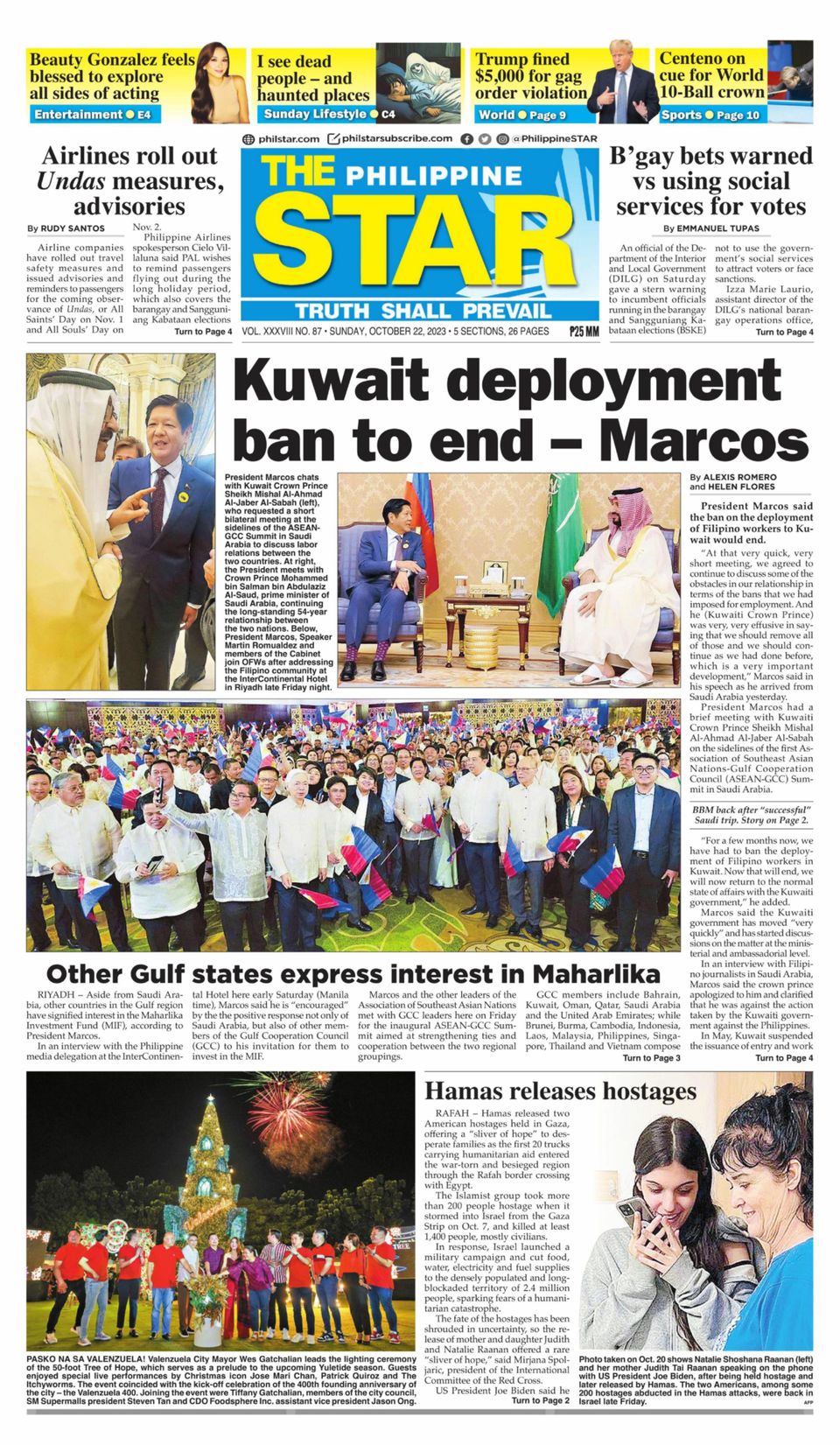 The Philippine Star October 22, 2023 (Digital)