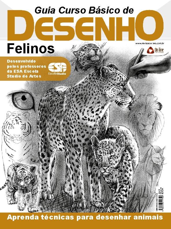 Guia Curso De Desenho Guia Curso Basico De Desenho Felinos 14 Digital