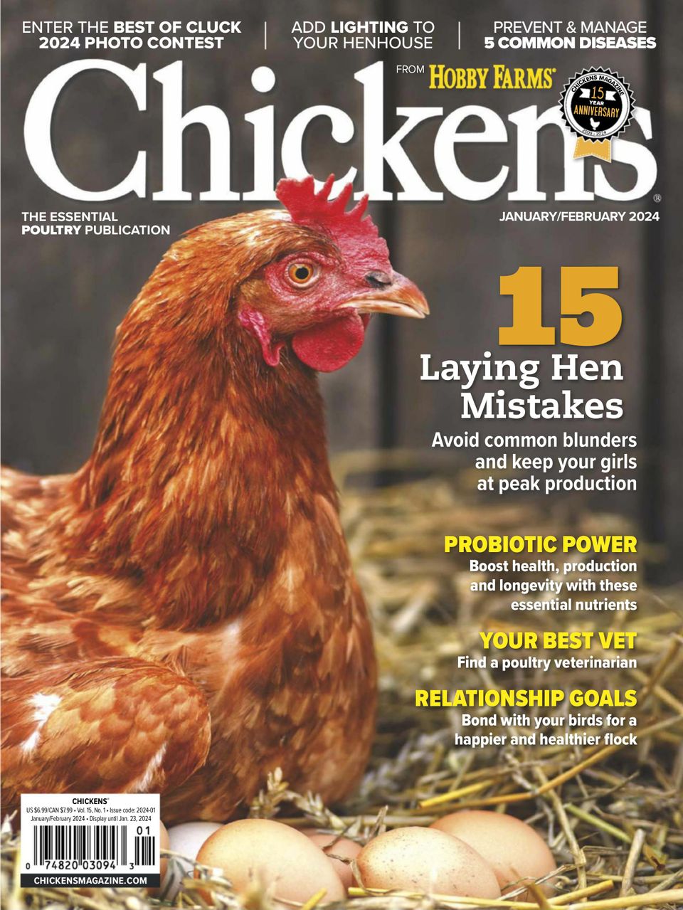 Chickens January February 2024 Digital DiscountMags Com   1264506 Chickens Cover January February 2024 Issue 