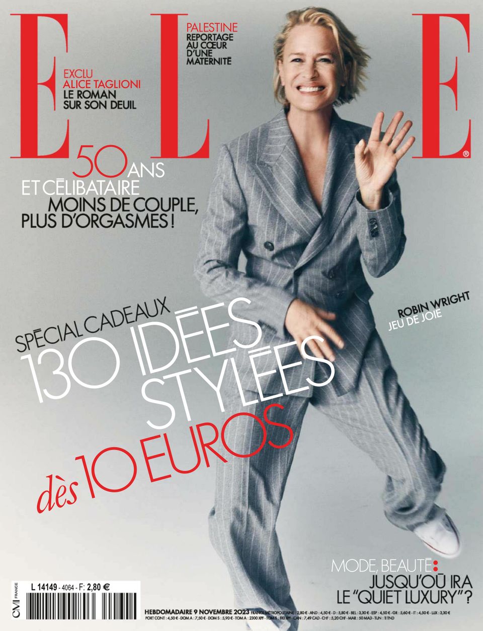 Inès de la Fressange covers Elle France September 7th, 2023 by