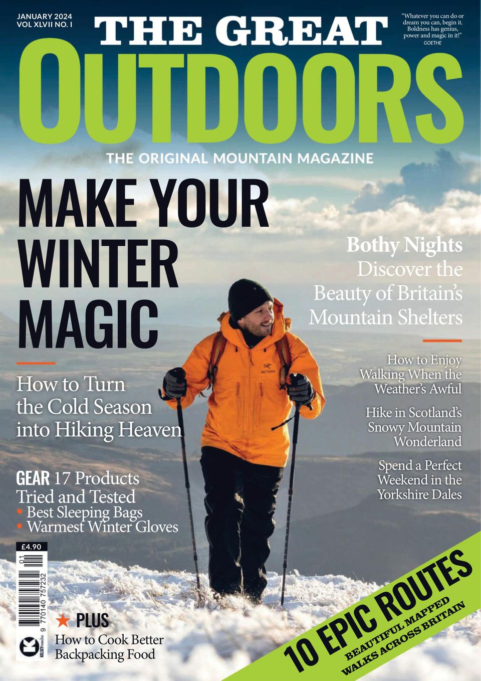 1275972 The Great Outdoors Cover January 2024 Issue 