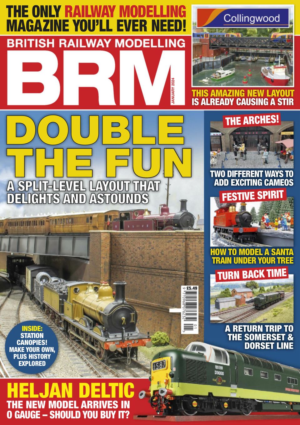 1279645 British Railway Modelling Brm Cover January 2024 Issue 