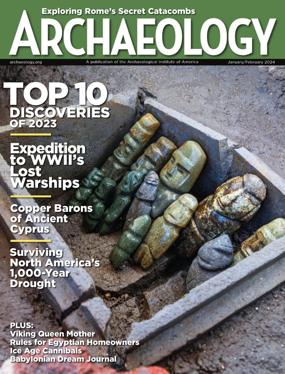 Archaeology January February 2024 Digital DiscountMags Com   1280107 Archaeology Cover January February 2024 Issue 