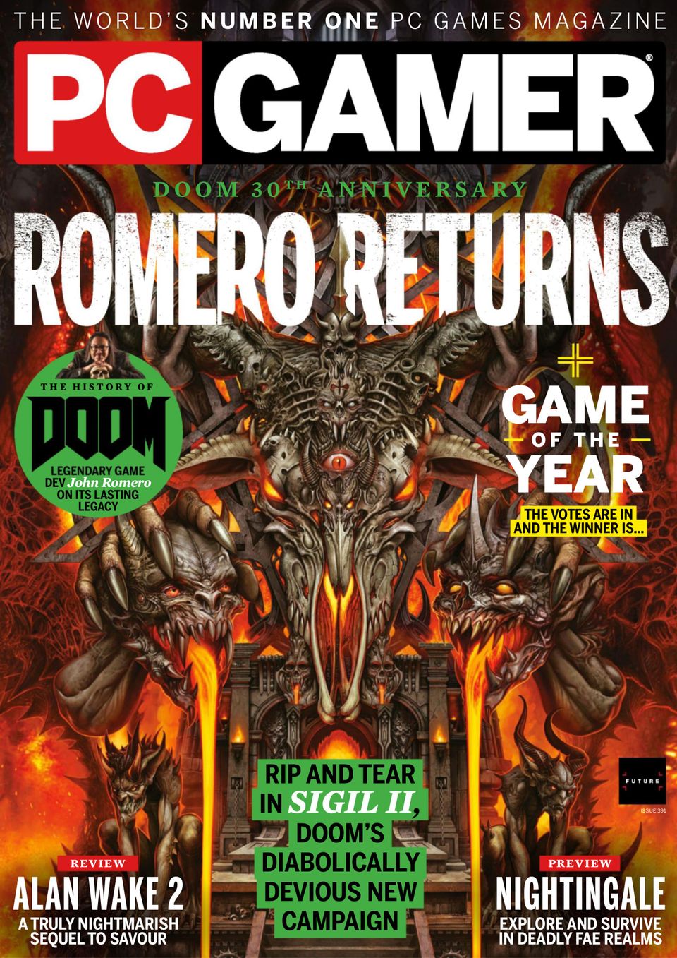 1283264 Pc Gamer Cover January 2024 Issue 