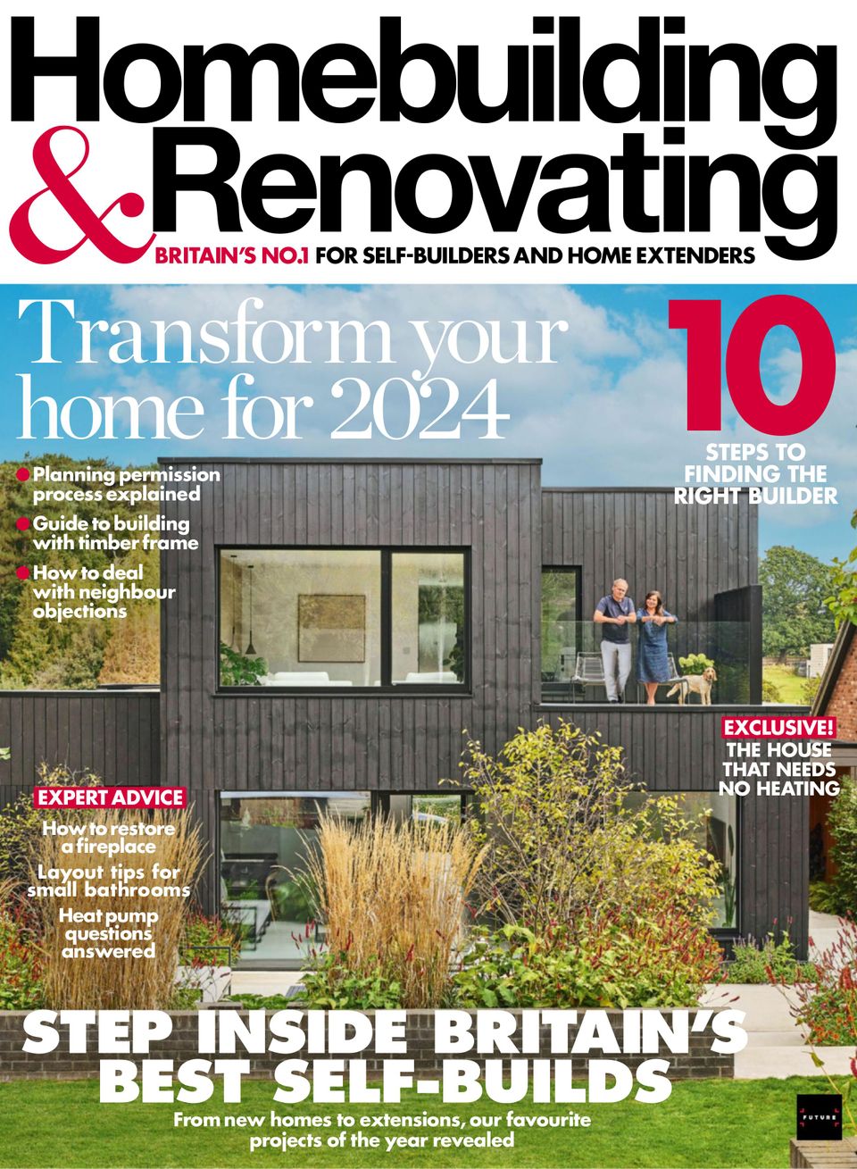 1283281 Homebuilding Renovating Cover January 2024 Issue 