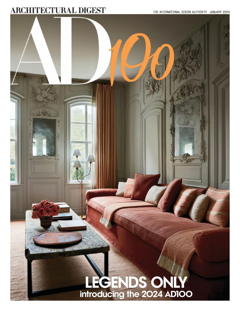 1289683 Architectural Digest Us Cover January 2024 Issue 