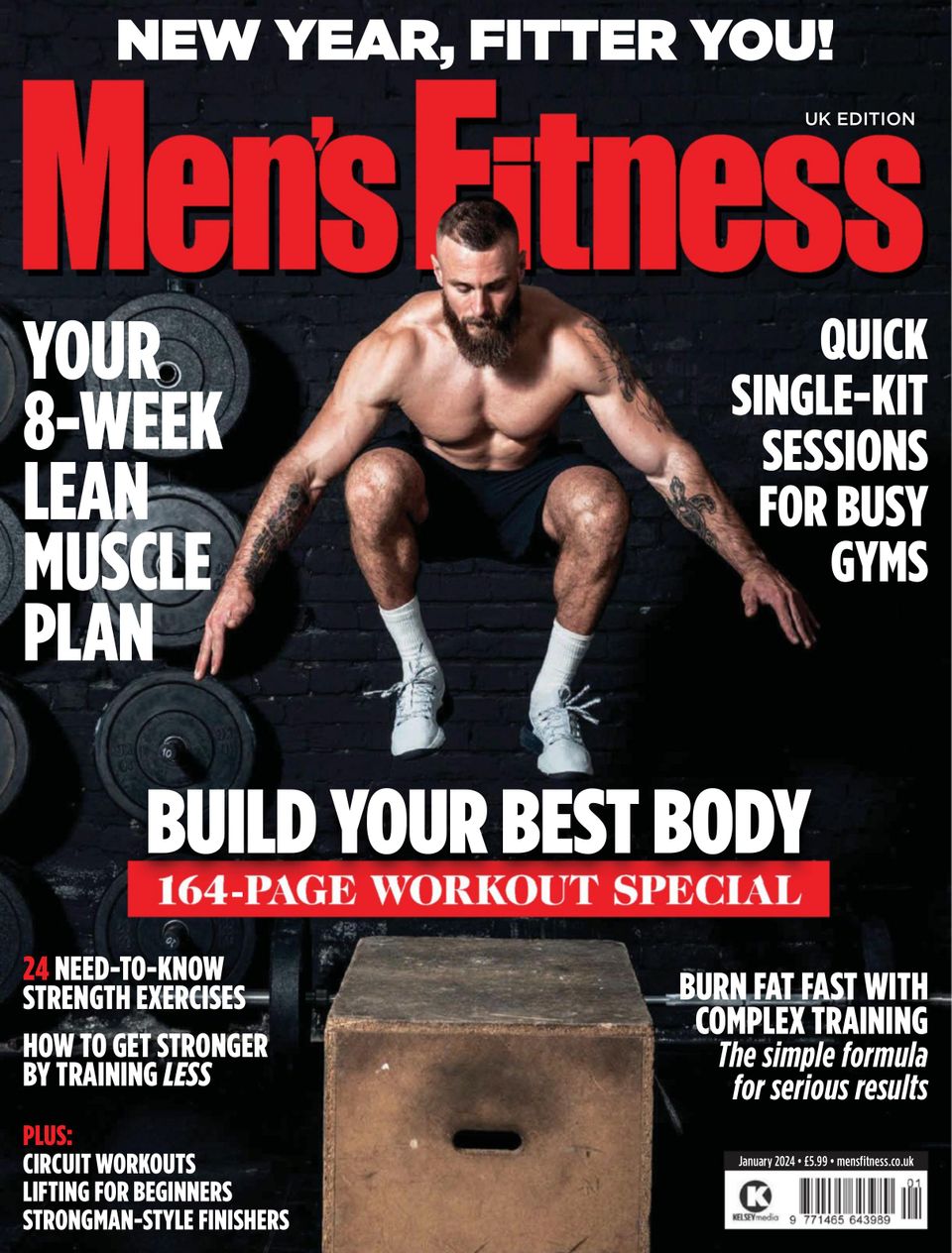 1291164 Men S Fitness Uk Cover January 2024 Issue 