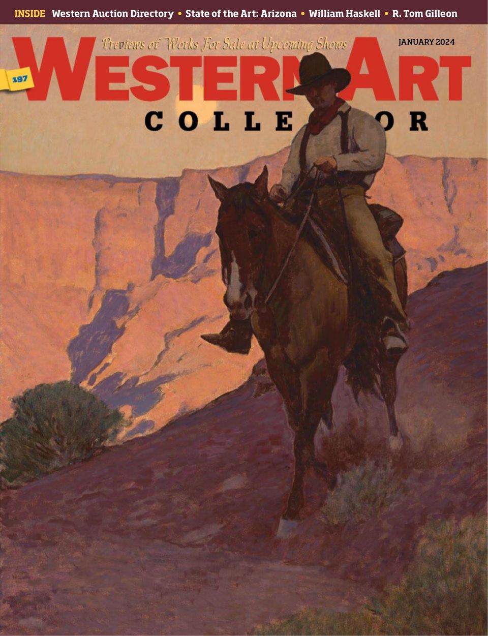 Western Art Collector Jan 2024 Digital DiscountMags Com   1296490 Western Art Collector Cover Jan 2024 Issue 