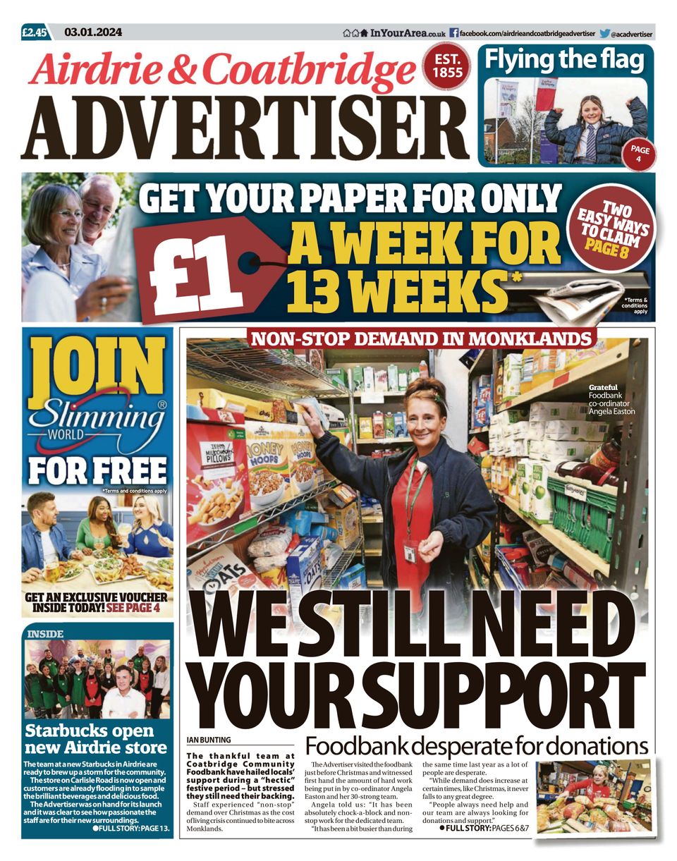 Airdrie and Coatbridge Advertiser January 03, 2024 (Digital ...