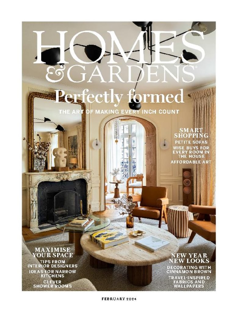 1296933 Homes Gardens Cover 2024 February 1 Issue 