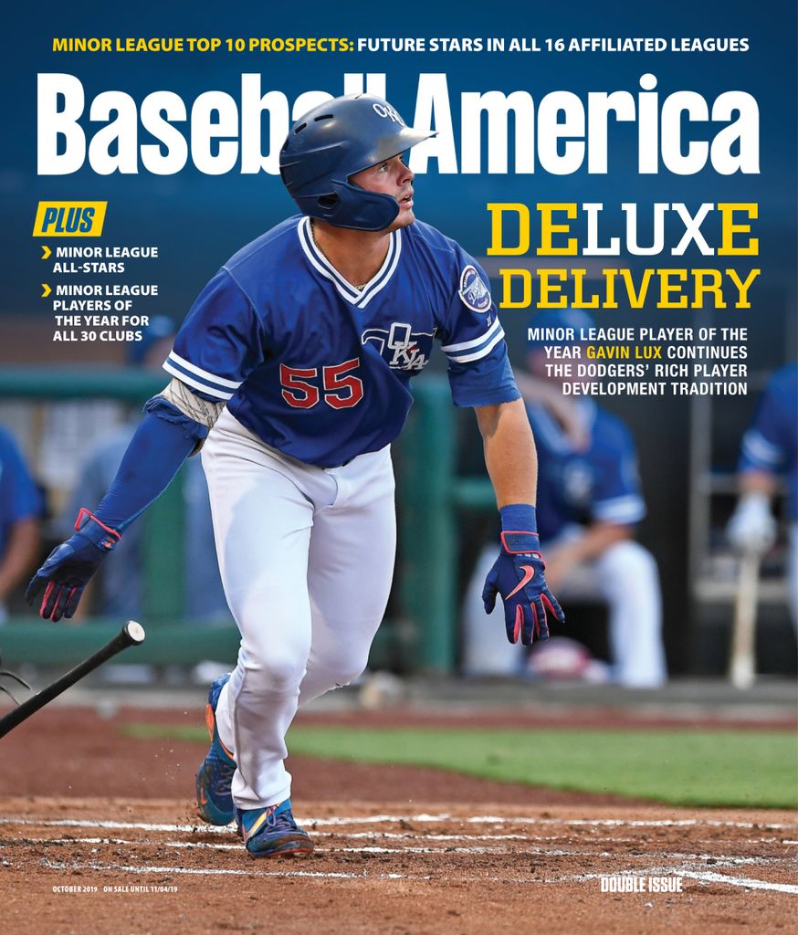 Gavin Lux Named Baseball America's 2019 Minor League Player of the Year