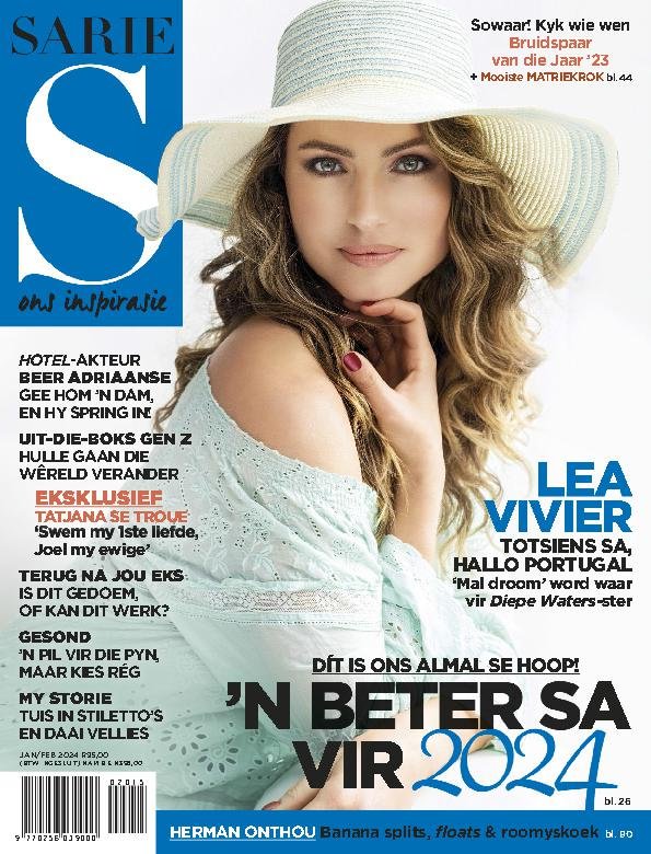 Sarie Jan Feb 2024 Digital DiscountMags Com   1297919 Sarie Cover 2024 January 1 Issue 