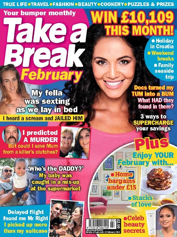 Take A Break Monthly February 2024 Digital DiscountMags Com   1298547 Take A Break Monthly Cover 2024 February 1 Issue 