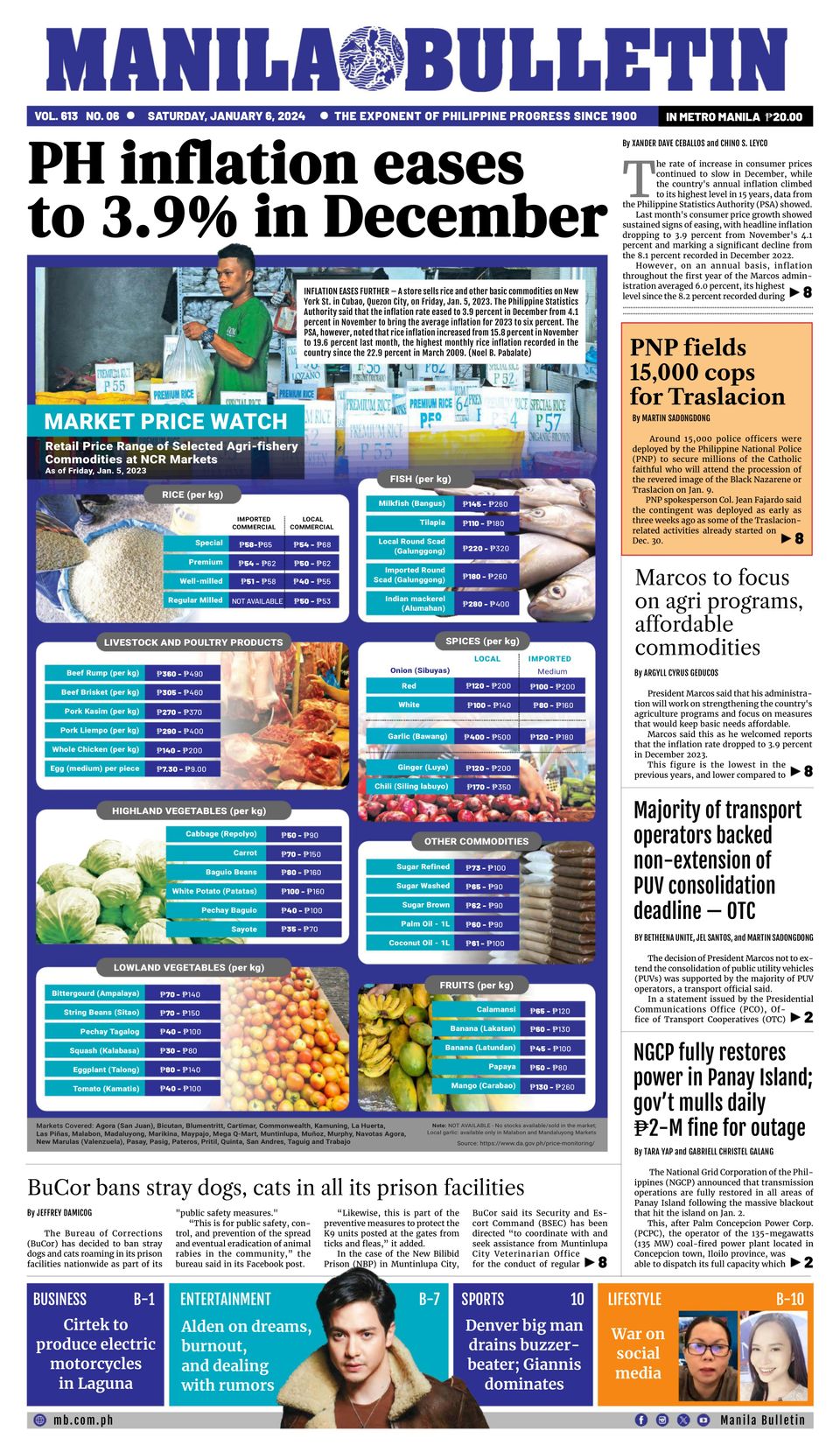 Manila Bulletin January 6, 2024 (Digital) - DiscountMags.com