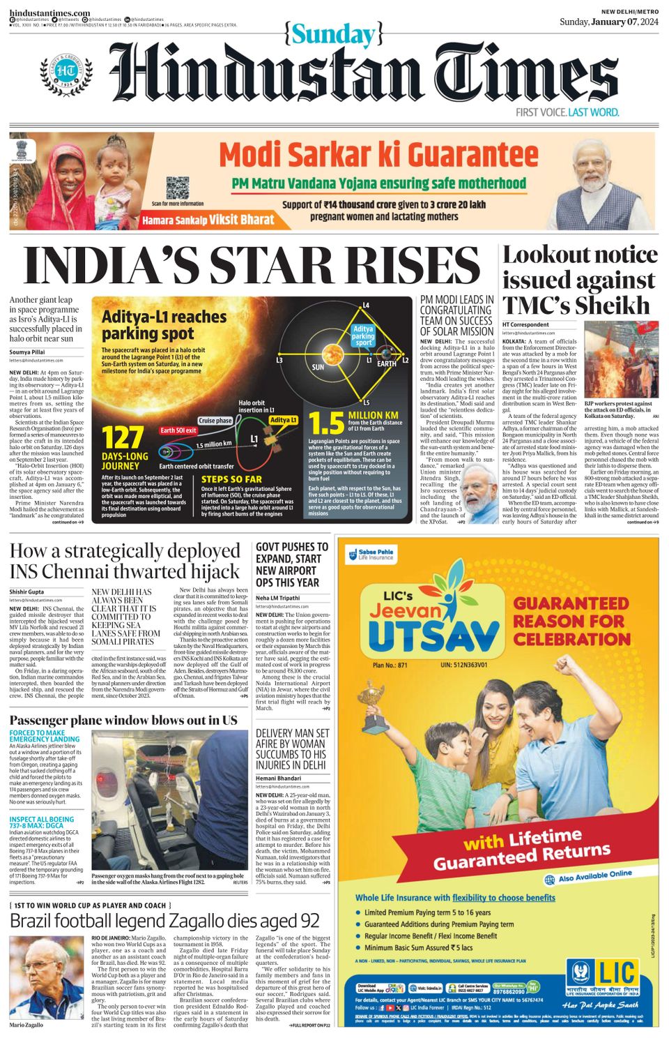 Hindustan Times Delhi January 07, 2024 (Digital) - DiscountMags.com