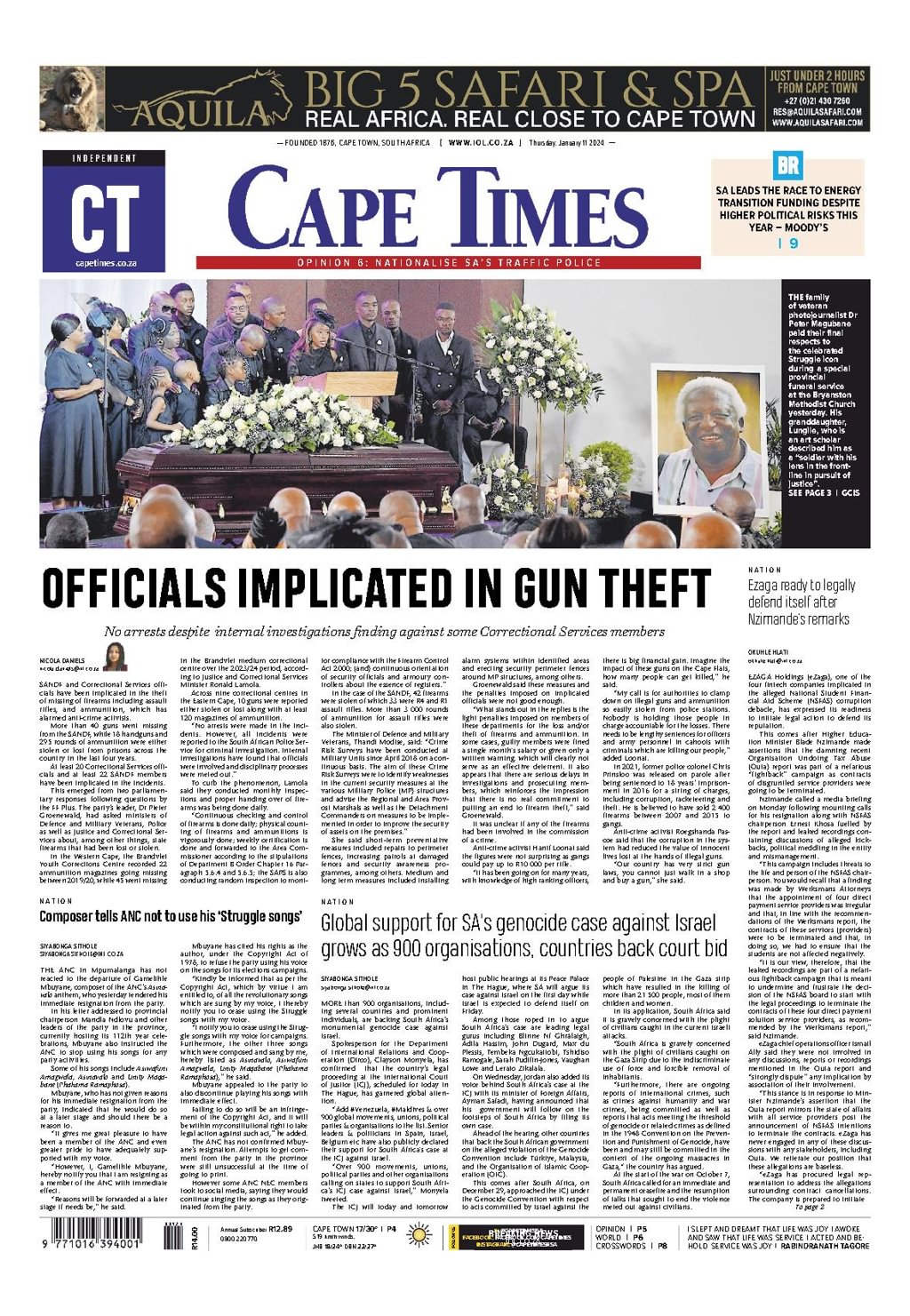 Cape Times 2024 01 11 Digital DiscountMags Com   1300935 Cape Times Cover 2024 January 11 Issue 