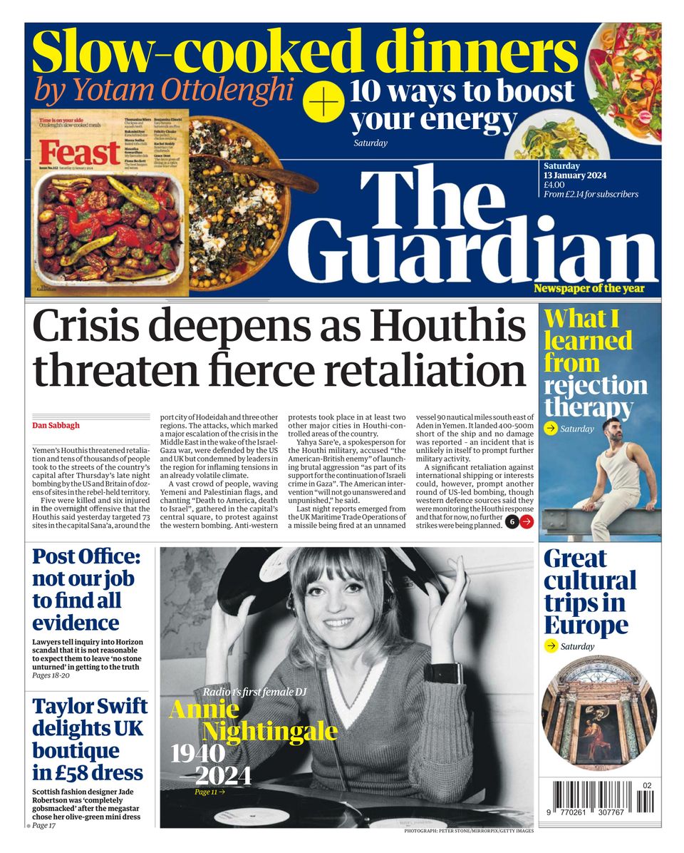 The Guardian January 13, 2024 (Digital)