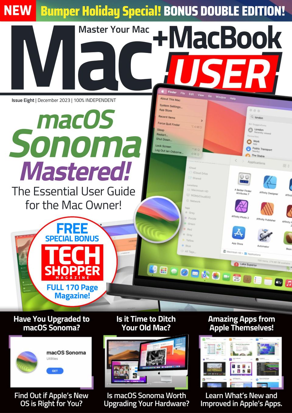 1302029 Mac Macbook User Cover Issue 8 December 2023 Issue 